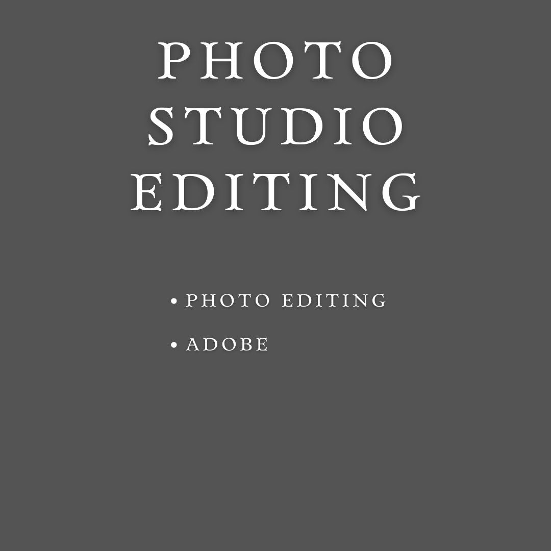 PHOTO STUDIO EDITING